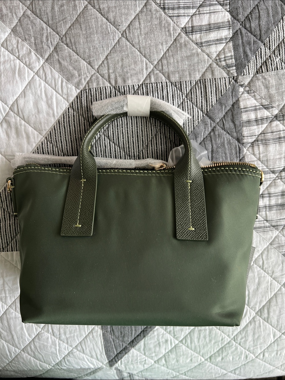 RADLEY LONDON Olive Green Crossbody Satchel